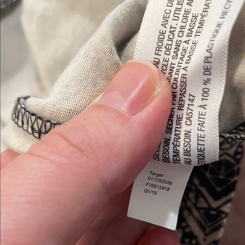 Mossimo Supply Co. Black and White Patterned Dress - Picture 4 of 4